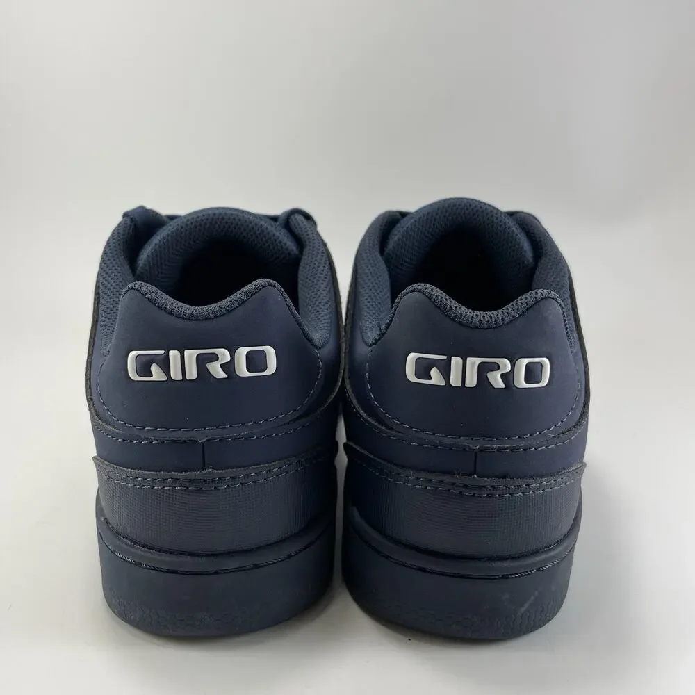 Giro Jacket II Cycling Shoes Navy Blue Mens Size 8 Flat Pedal MTB Vibram Soles